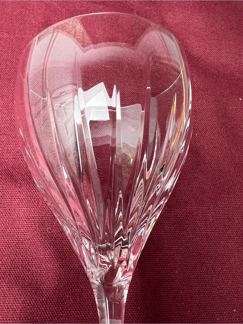 Reed and Barton, Miller Rogaska Crystal-Cut Wine Glass. Beautiful piece!!!